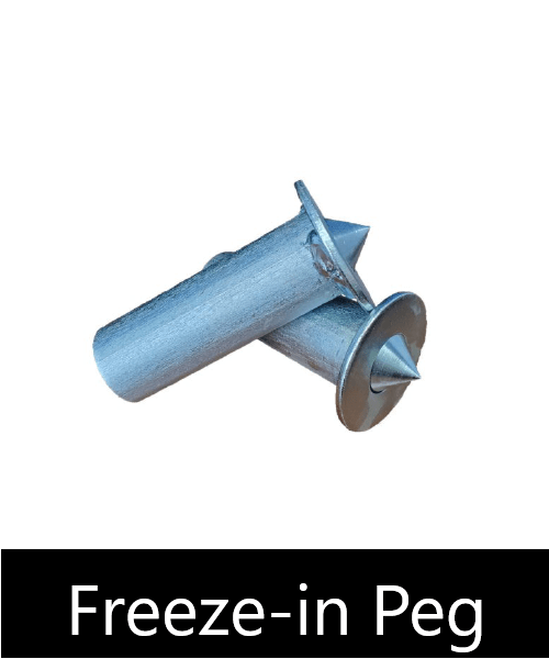 Freeze-in Peg with title